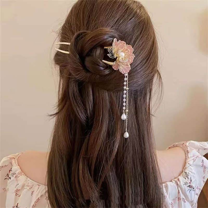 Tassel Hanfu Hair Chopsticks H - đánh giá và giá Hanbok Hair Pin