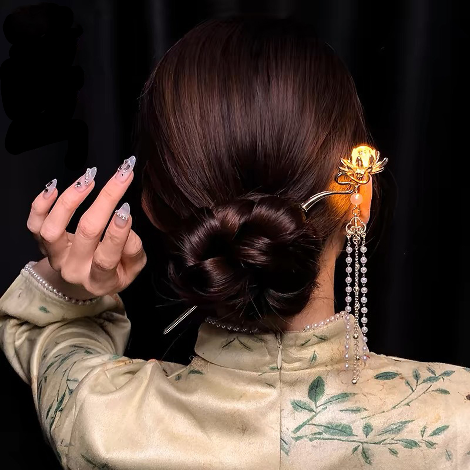 Luminous Flower Hairpin Exquis - đánh giá và giá Hanbok Hair Pin