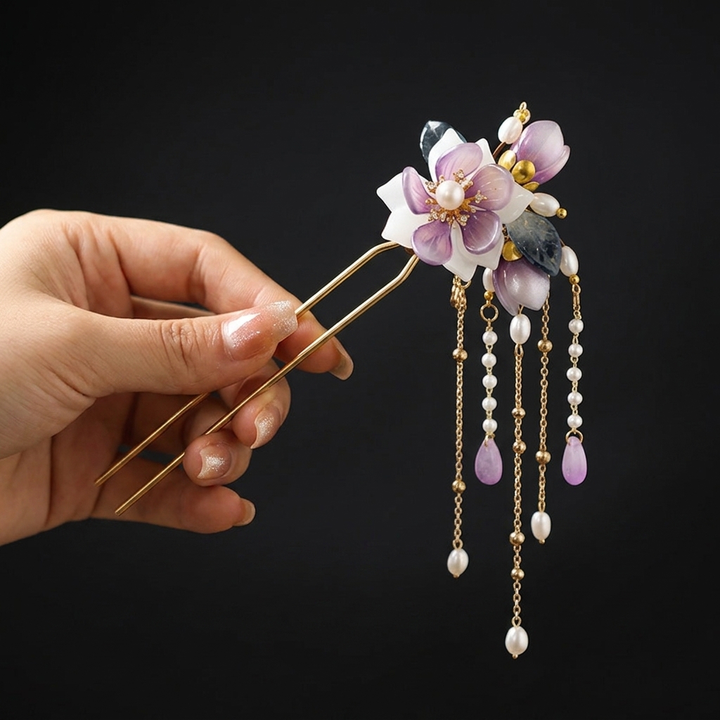 Alloy U Shaped Hair Pin With O - đánh giá và giá Hanbok Hair Pin