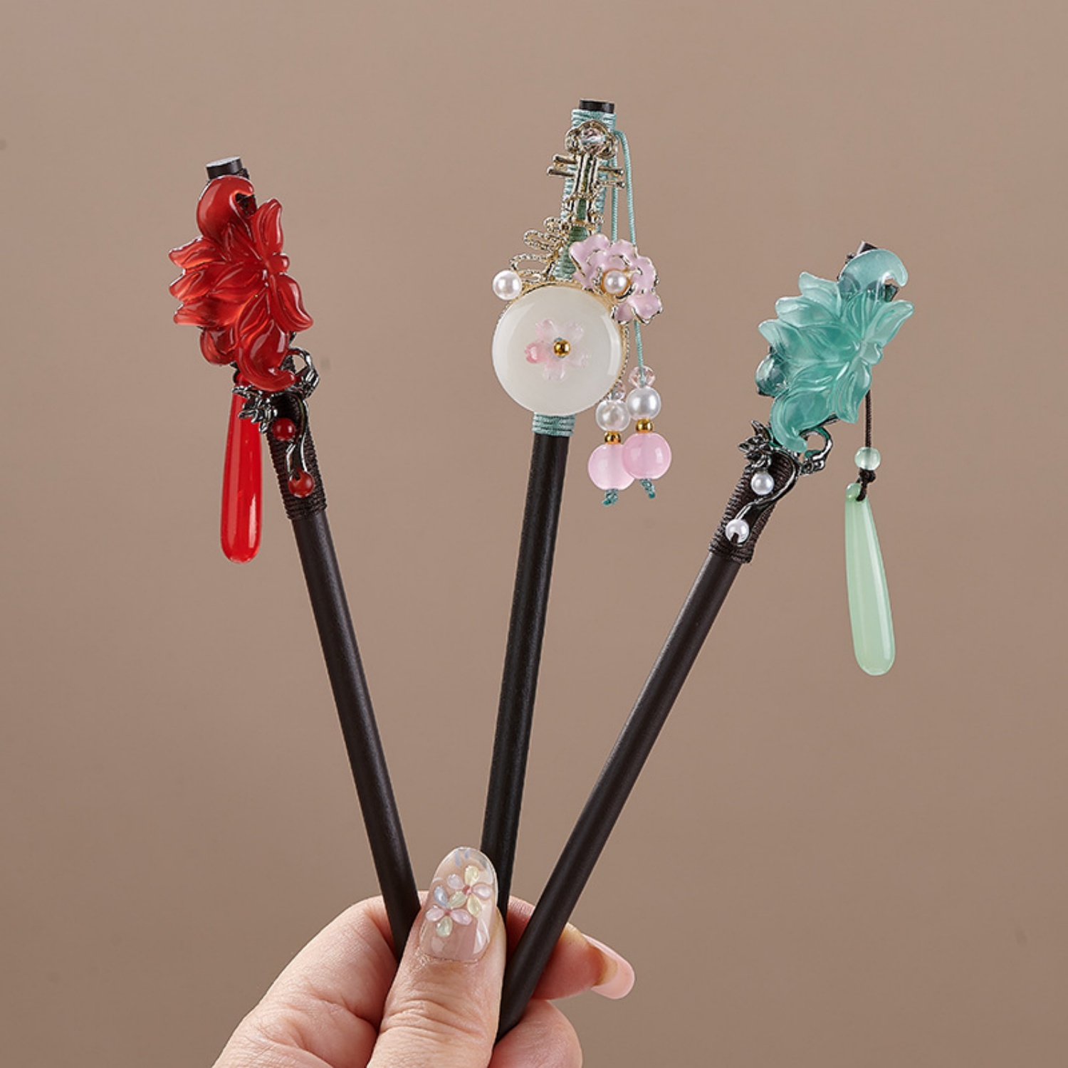 Vintage Flower Hairpin For Wom - đánh giá và giá Hanbok Hair Pin