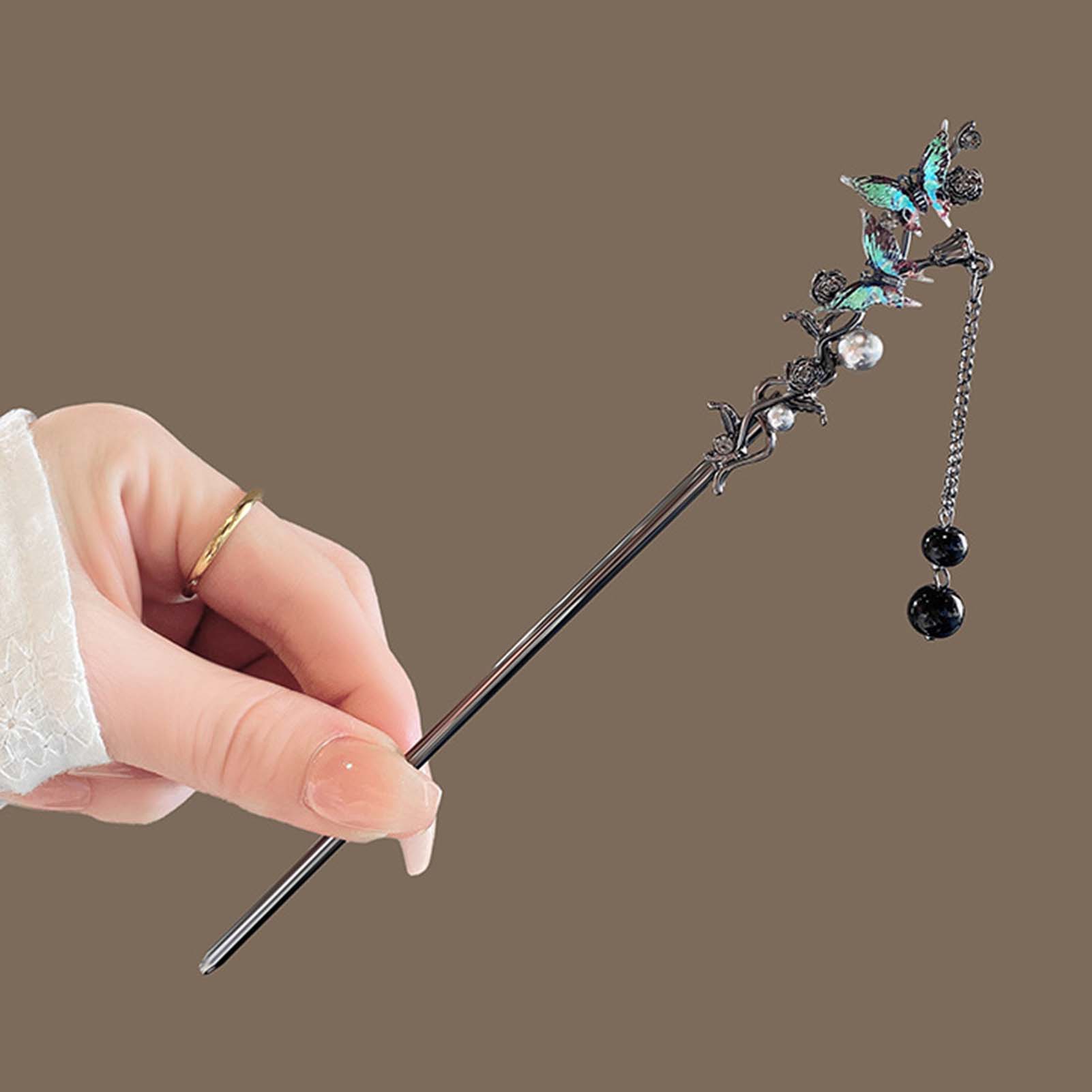Butterfly Tassel Hairpin Hair  - đánh giá và giá Hanbok Hair Pin