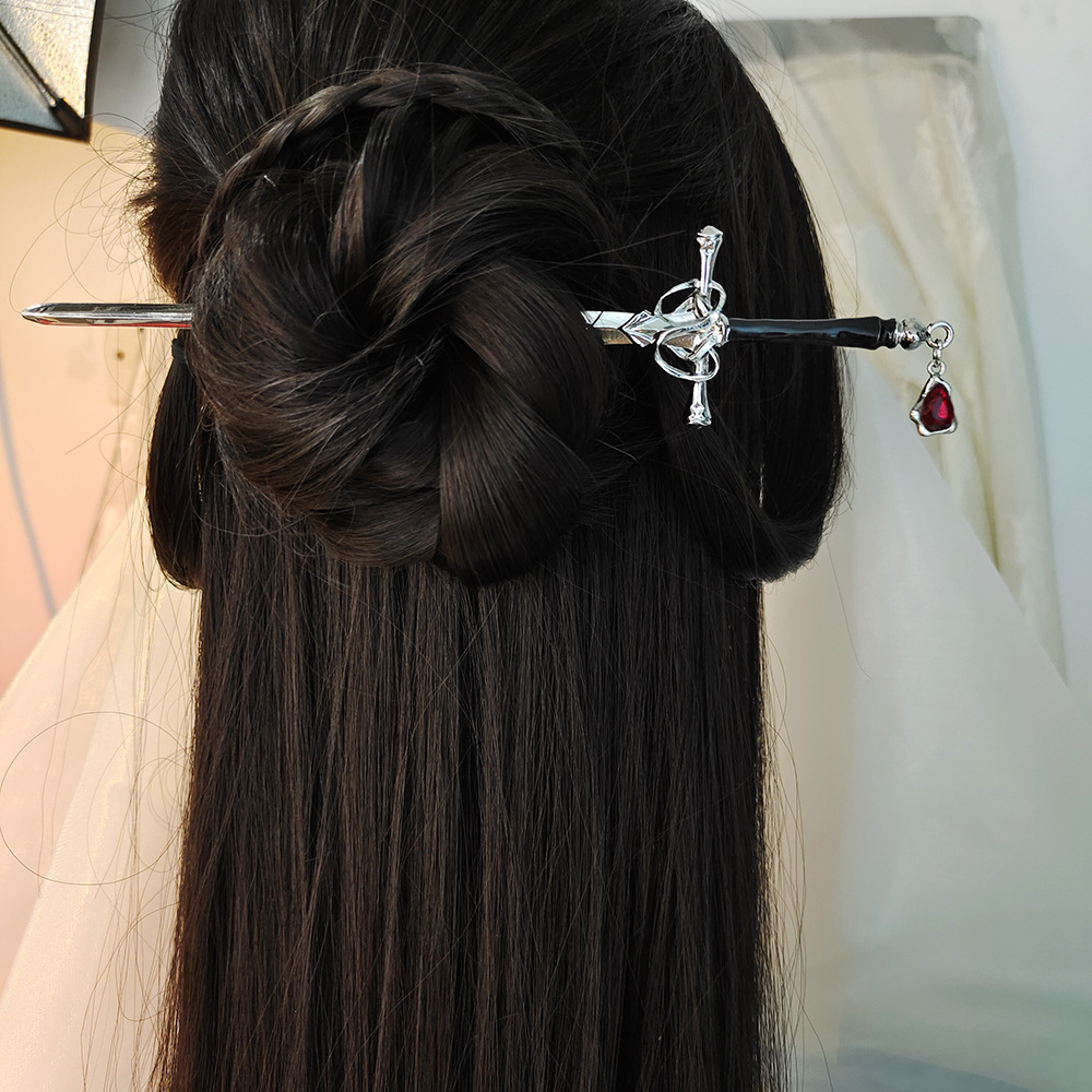 Chinese Sword Shaped Hair Stic - đánh giá và giá Hanbok Hair Pin