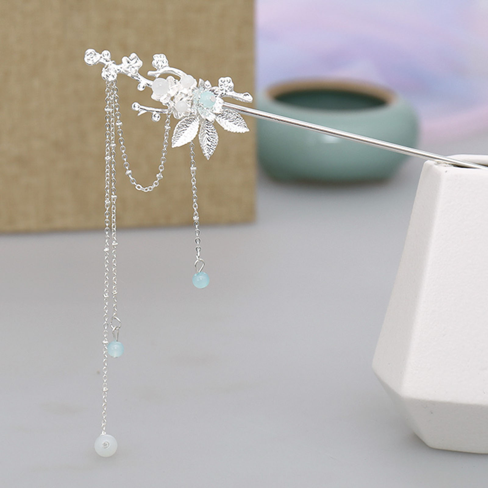 Chinese Style Alloy Hair Stick - đánh giá và giá Hanbok Hair Pin